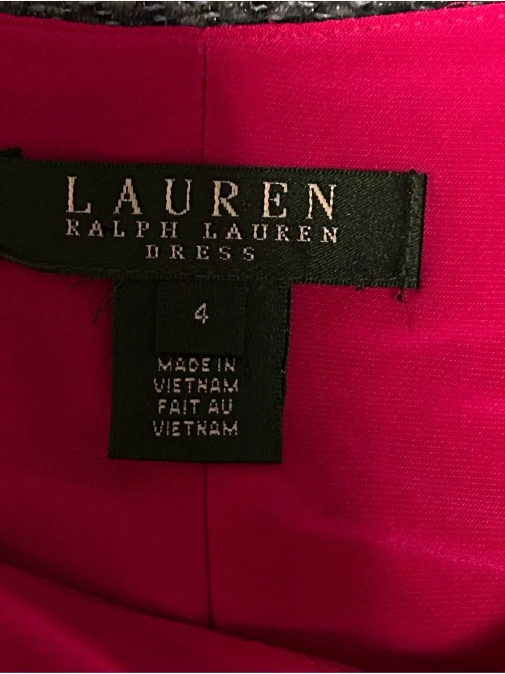 Ralph Lauren Bright Fuchsia Sleeveless Midi Dress - Picture 4 of 7